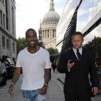 Kanye West - London Fashion Week Spring Summer 2012 - Christopher Kane - Outside